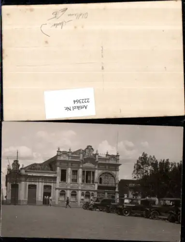222364,Foto AK Auto Automobil Oldtimer Schloss