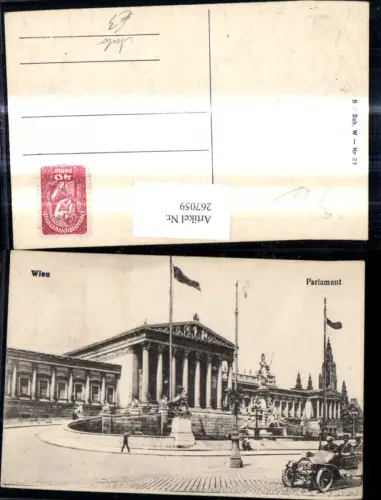 267059,Personenwagen Auto Oldtimer Wien Parlament