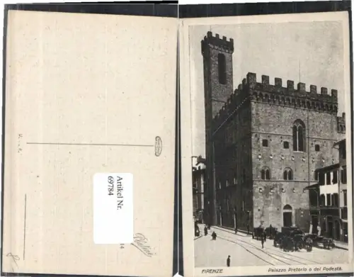 69784,Firenze Palazzo Pretorio Oldtimer Autos