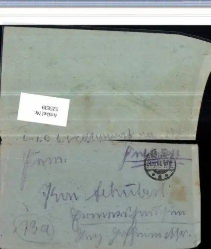 525839,WK 2 Feldpost nach Ermershausen Hofheim Mainfranken