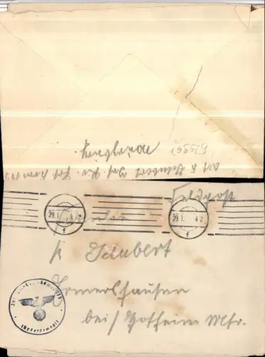 525967,WK 2 Feldpost Inf. Pionier Ers. Kp. 173 n. Ermershausen Hofheim