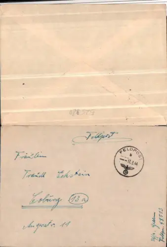 525980,WK 2 Feldpost 48513 Fahrkolonne Inf. Div. Nachs. Tr. 346 n. Coburg