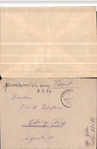 525987,WK 2 Feldpost 48513 Fahrkolonne Inf. Div. Nachs. Tr. 346 n. Coburg