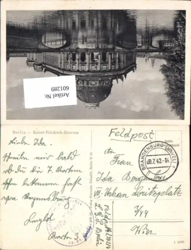 601289,WK 2 Feldpost L 34214 m. Wien Stp. Brandenburg Havel