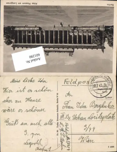 601290,WK 2 Feldpost Brandenburg Havel n. Wien auf Berlin AK