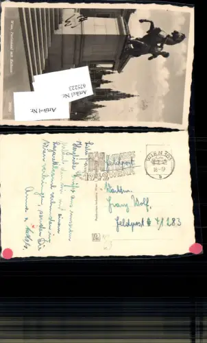 675223,WK 2 Feldpost Wien 101 an FP Nr. 41283 3. Kompanie Panzer-Armee-Nachrichten-Regiment 3.