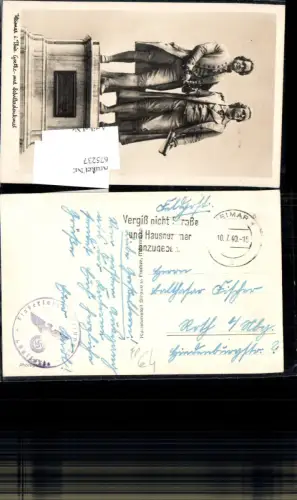 675237,WK 2 Feldpost Weimar Flakersatz Abt. 33 Flak n. Roth Niederbayern