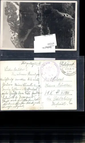 675243,WK 2 Feldpost Hungerburg Innsbruck n. H.K.P. Salzburg