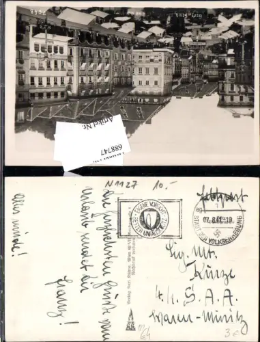 688747 WK 2 Feldpost Graz 4./1.S.A.A. Waren-Müritz Warenmüritz