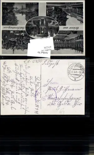 WK 2 Feldpost Bad Homburg Landesschützen Btl. 624 n. Vierzehnheiligen Apolda