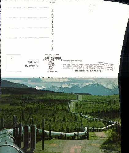 621884,Alaskas Oil Pipeline from Prudhoe Bay to Valdez Ölleitung Öl Alaska