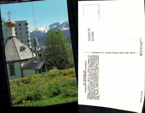 621906,Juneau St Nicholas Russian Orthodox Church Russische Kirche Alaska