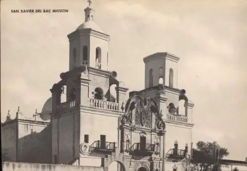 411492,Jumbo Post Card 20x25 San Xavier del Bac Mission USA Kirche