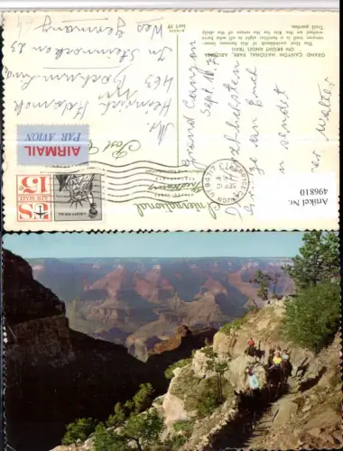 496810,Arizona Grand Canyon National Park Wegpartie Esel