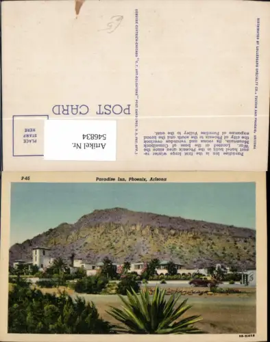 546834,Arizona Paradise Inn Phoenix