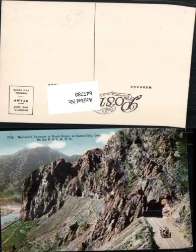 645788,Colorado Boulevard Entrance Royal Gorge Canon City