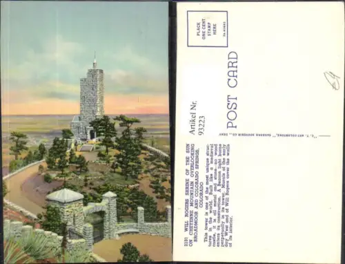 93223,Colorado Overlooking Broadmoor and Colorado Springs