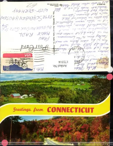 173314,Connecticut Greetings from Connecticut Landschaft