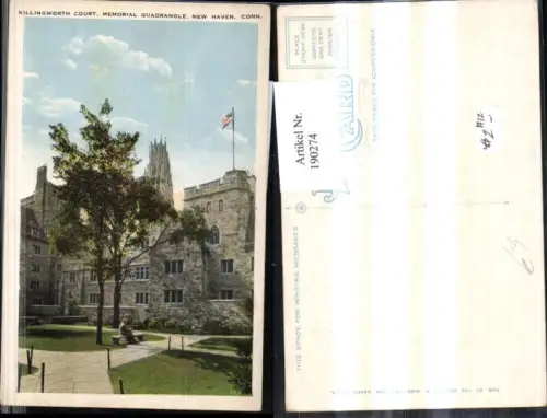 190274,Connecticut New Haven Killingworth Courth Memorial Quardrangle