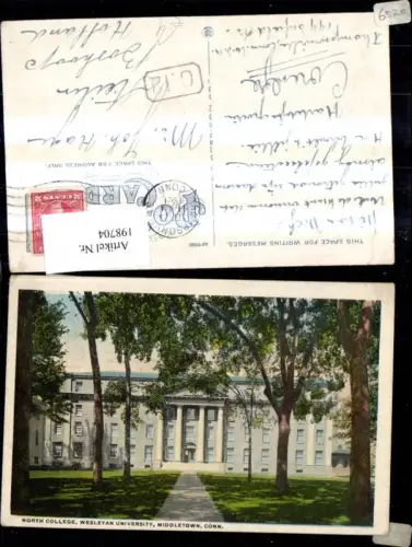 198704,Connecticut Middletown North College Wesleyan University Universität