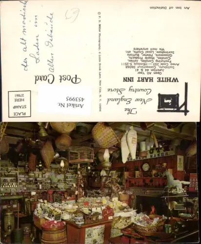 453995,Connecticut Salisbury White Hart Inn Country Store Geschäft Innenansicht