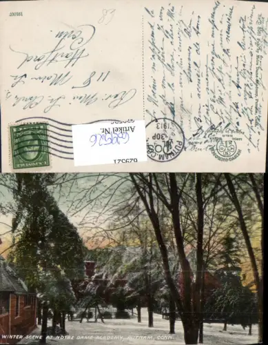 629526,Winter Scene at Notre Dame Academy Putnam Connecticut