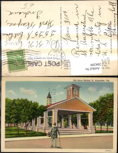 204299,Florida St. Augustine Old Slave Market