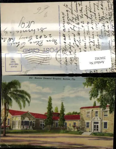 204302,Florida Bartow General Hospital Krankenhaus