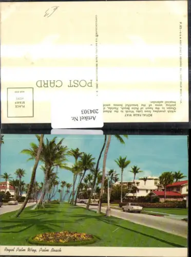 204303,Florida Palm Beach Royal Palm Way