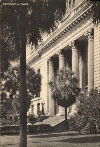 411467,Jumbo Post Card 20x25 Postoffice Tampa Florida USA Postamt Post Postwesen