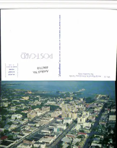 496710,Florida St. Petersburg Aerial view Totale Fliegeraufnahme
