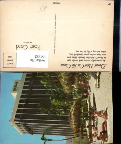 551932,Miami Beach Florida Doral Hotel on the Ocean