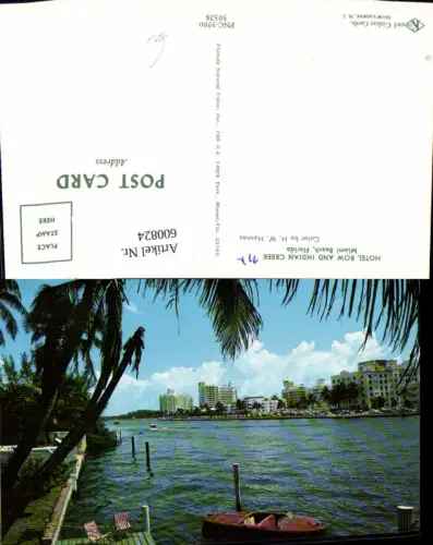 600824,Hotel Row and Indian Creek Miami Beach Florida USA