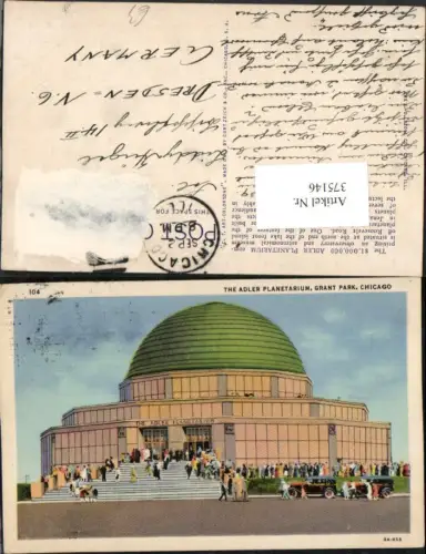 375146,Illinois Chicago Grant Park Adler Planetarium Gebäude