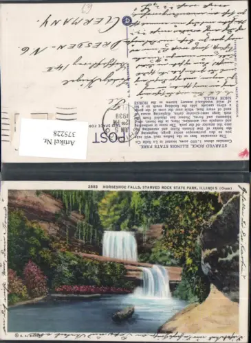 375228,Illinois Starved Rock State Park Horsehoe Falls Wasserfall