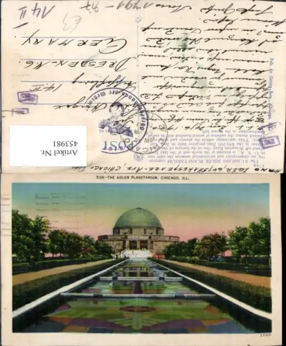 453981,Illinois Chicago Adler Planetarium Gebäude