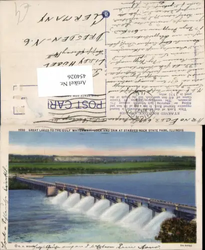 454026,Illinois Lock and Dam at Starved Rock State Park Damm