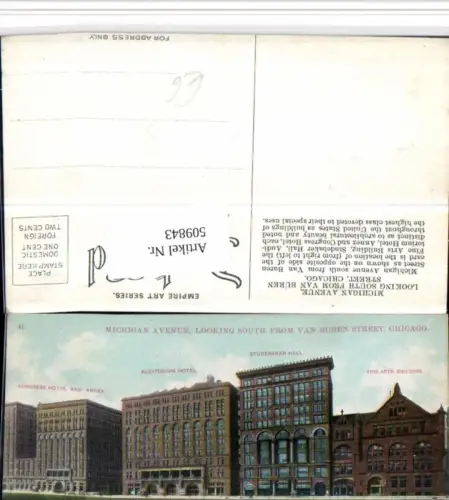 509843,Illinois Chicago Michigan Avenue Hotels Gebäude