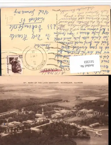 511333,Illinois Mundelein St. Mary of the Lake Seminary Kirche