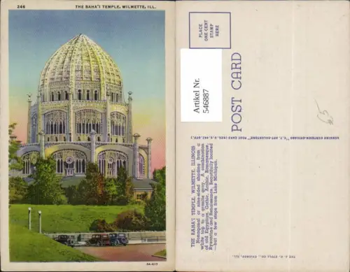 546887,Illinois Wilmette Baha temple