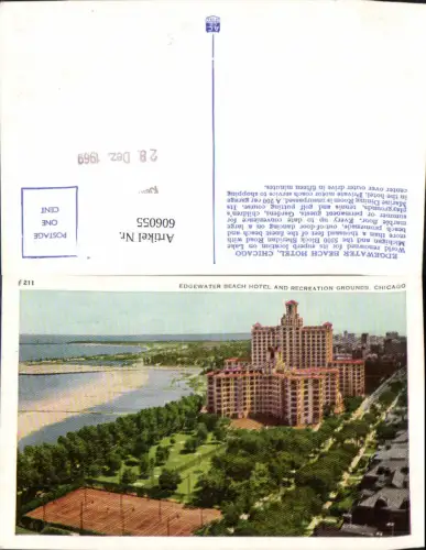 606055,Chicago Edgewater Beach Hotel and Recreation Grounds Illinois