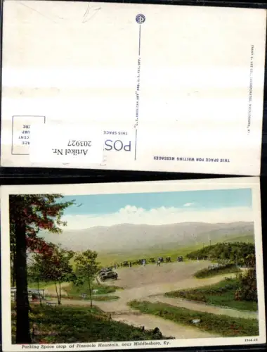 203927,Kentucky near Middlesboro Parking Space atop of Pinnacle Mountain Parkplatz Automoible