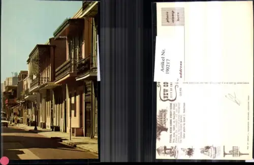 190217,Louisiana New Orleans Vieux Carre Street Scene Bourbon Street