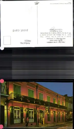 190221,Louisiana New Orleans St Peter Street Pat O'Briens Bar