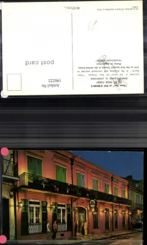 190222,Louisiana New Orleans St Peter Street Pat O'Briens Bar