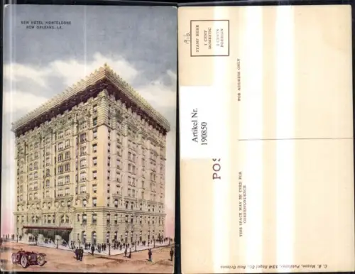 190850,Louisiana New Orleans New Monteleone Hotel