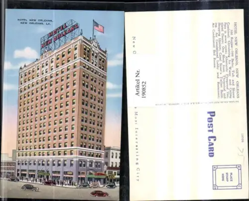 190852,Louisiana New Orleans Hotel New Orleans