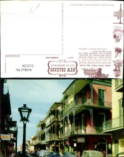 212129,Louisiana New Orleans Saint Peter Street