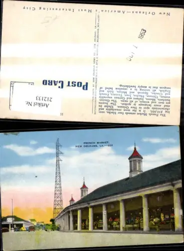 212133,Louisiana New Orleans French Market