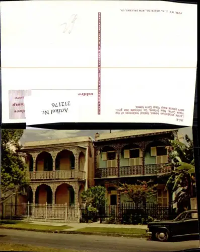 212176,Louisiana New Orleans Antebellum Homes Vieux Carre